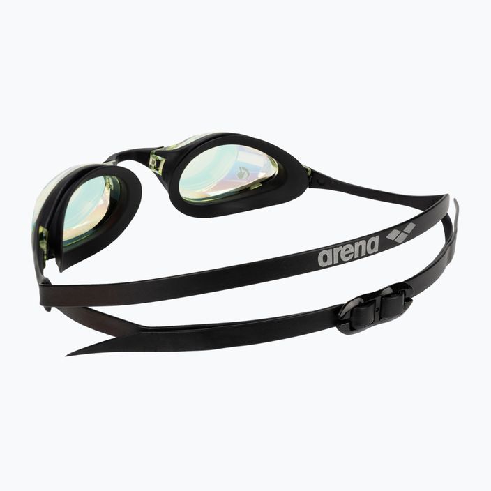 Arena plaukimo akiniai Cobra Swipe Mirror geltoni variniai/juodi 4