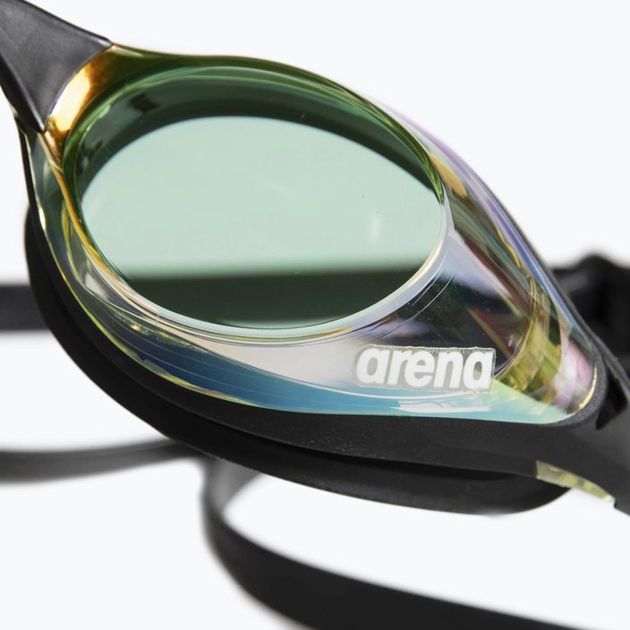 Arena plaukimo akiniai Cobra Swipe Mirror geltoni variniai/juodi 9