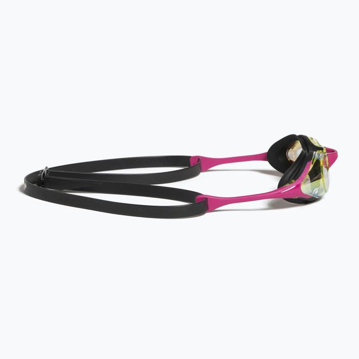 Arena plaukimo akiniai Cobra Swipe Mirror geltoni variniai/rožiniai 10