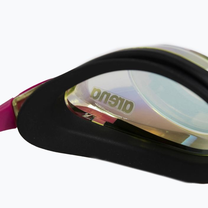 Arena plaukimo akiniai Cobra Swipe Mirror geltoni variniai/rožiniai 13