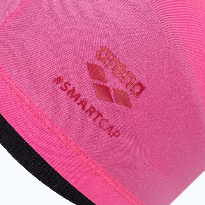 Arena Smartcap Jr vaikiška plaukimo kepuraitė rožinės spalvos 3