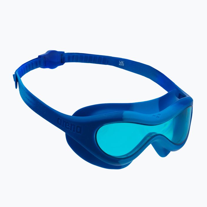 Arena Spider Vaikiška plaukimo kaukė šviesiai mėlyna/mėlyna/mėlyna