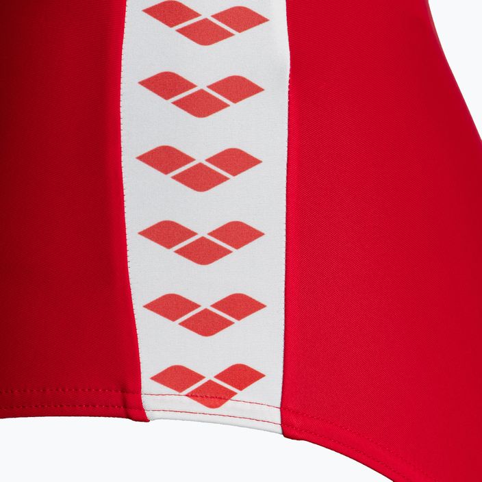 Moteriškas vientisas maudymosi kostiumėlis arena Icons Racer Back Solid raudonas 4