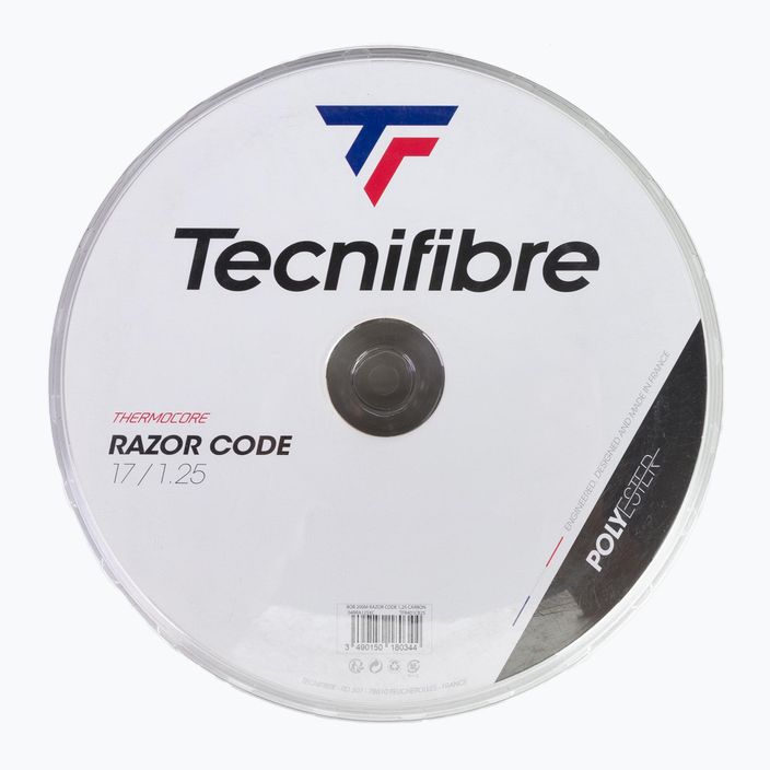 Tecnifibre ritė 200M Razor Code teniso virvelė 200 m juoda 04RRA125XC