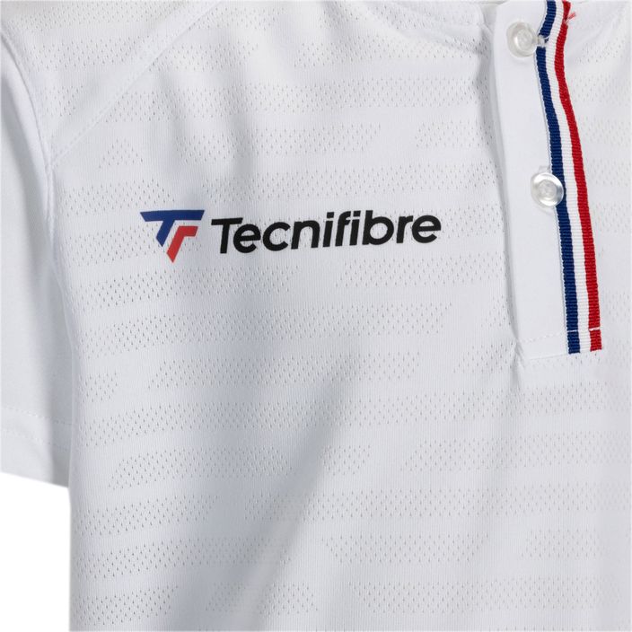 Tecnifibre vaikiški teniso marškinėliai Polo white 22F3VE F3 3