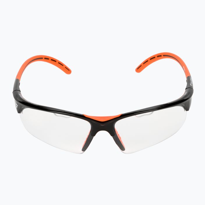 Tecnifibre skvošo akiniai juodi/oranžiniai 54SQGLBK21 3