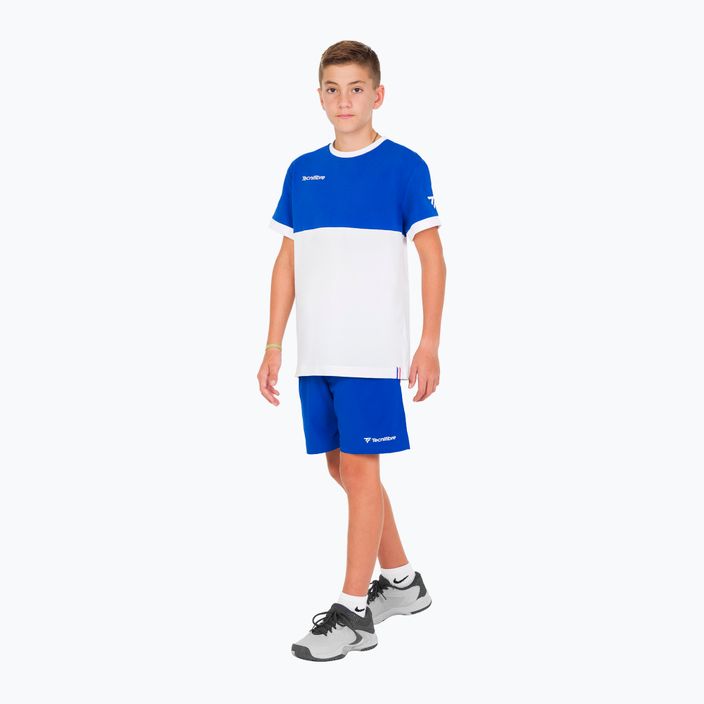 Tecnifibre Stretch vaikiški teniso marškinėliai balti 22F1ST F1 3