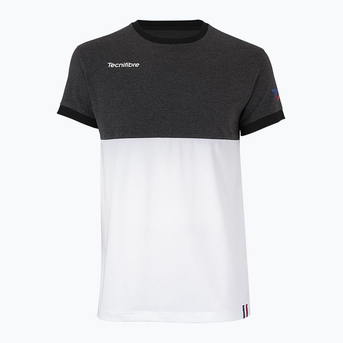 Tecnifibre Stretch baltos ir juodos spalvų vaikiški teniso marškinėliai 22F1ST F1 6