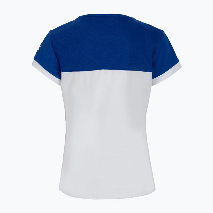 Tecnifibre Stretch baltos ir mėlynos spalvos vaikiški teniso marškinėliai 22LAF1 F1 2