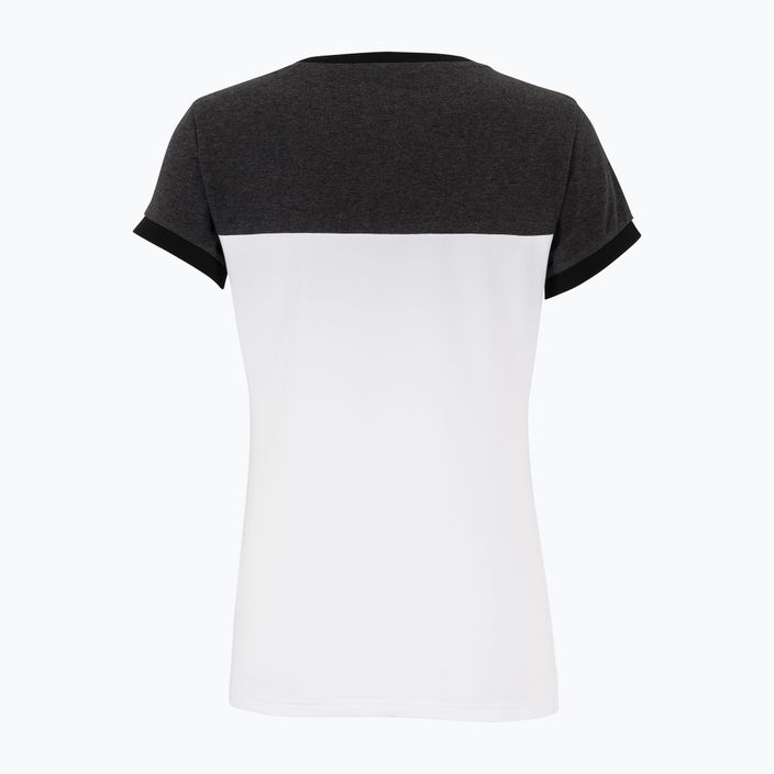 Moteriški teniso marškinėliai Tecnifibre Stretch baltai juodi 22LAF1 F1 2