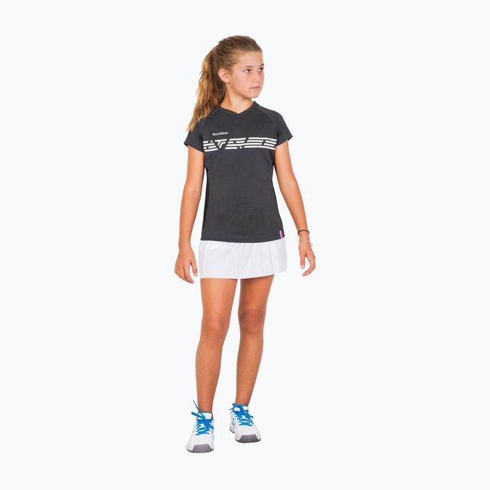 Tecnifibre vaikiški teniso marškinėliai Airmesh black 22LAF2 F2 8