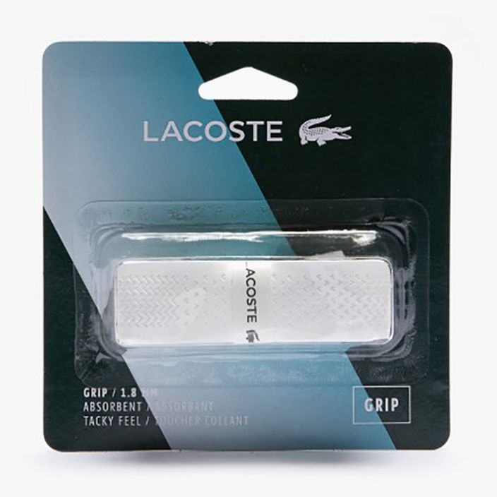 Teniso rakečių apvyniojimai Lacoste Absorbent Grip white