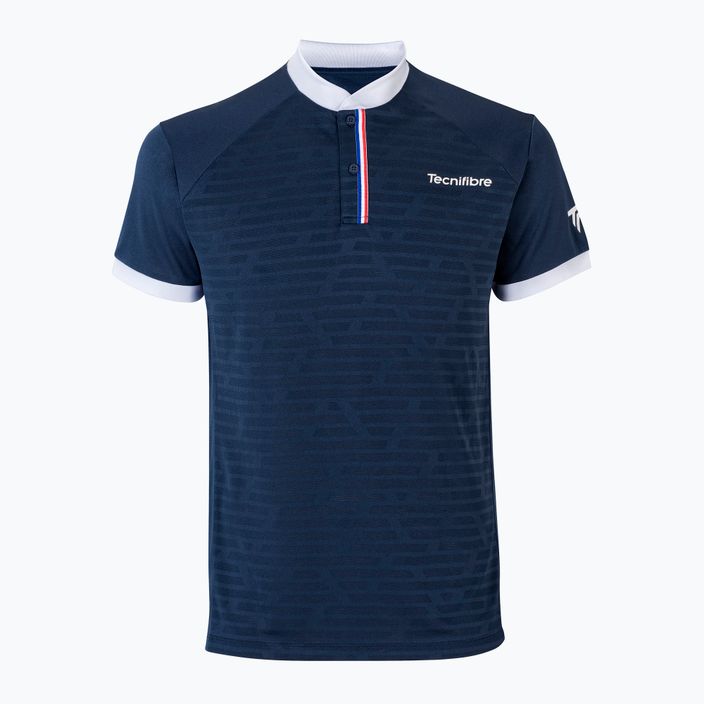 Vyriški teniso marškinėliai Tecnifibre Polo blue 22F3PO F3