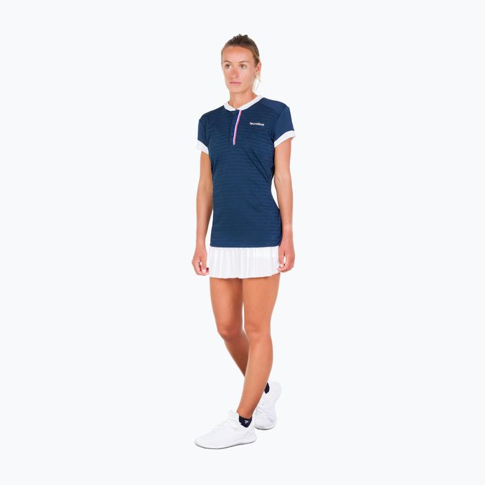 Moteriški teniso marškinėliai Tecnifibre Tank blue 22LAF3 F3 3