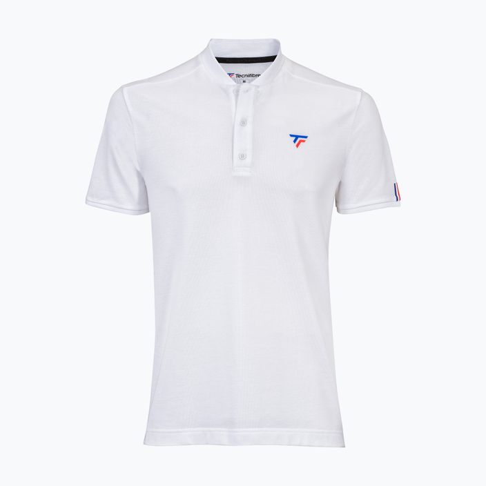Vyriški teniso marškinėliai Tecnifibre Polo Pique white 25POlOPIQ