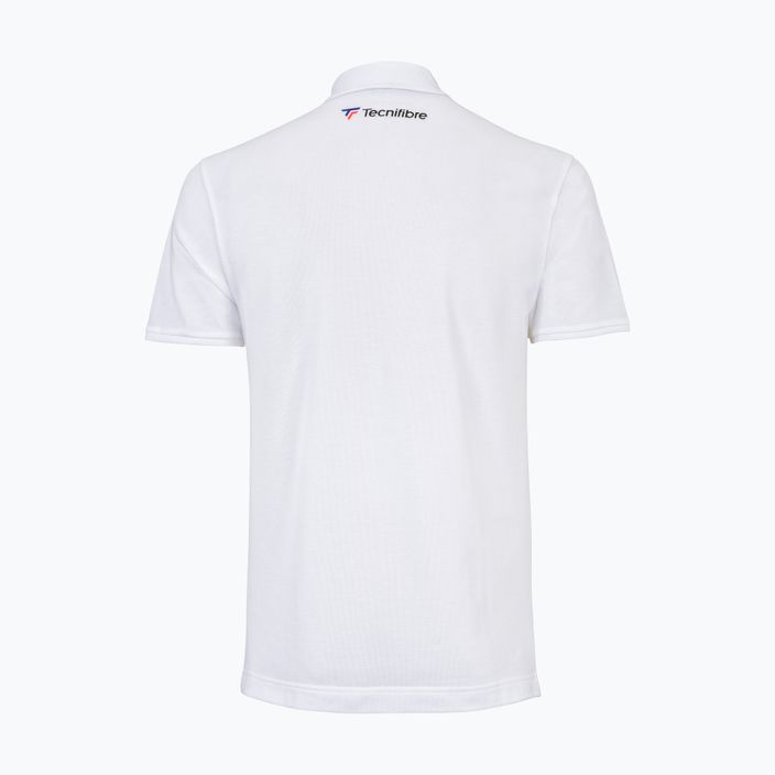 Vyriški teniso marškinėliai Tecnifibre Polo Pique white 25POlOPIQ 2