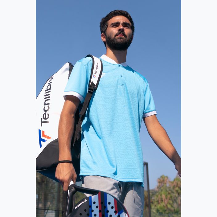 Vyriški polo teniso marškinėliai Tecnifibre Team Mesh azur 5