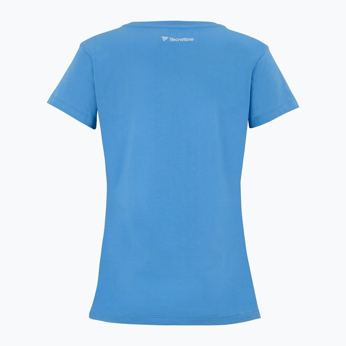 Moteriški marškinėliai Tecnifibre Team Cotton Tee azur 4