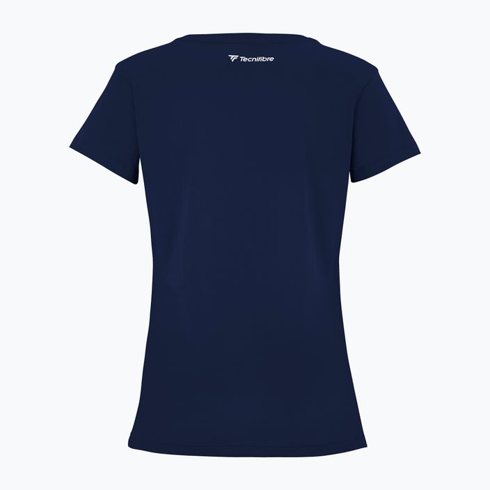 Moteriški teniso marškinėliai Tecnifibre Team Cotton Tee navy blue 22WCOTEM34 3