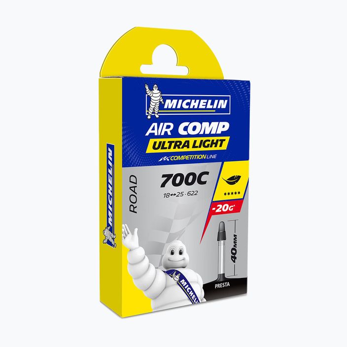 Michelin Air Comp Ultralight Gal-FV dviračių vidinis vamzdis 916182 juodas 00082265 3
