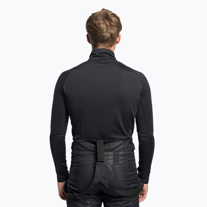 Vyriški Rossignol Classique 1/2 Zip termo megztiniai juodos spalvos 4
