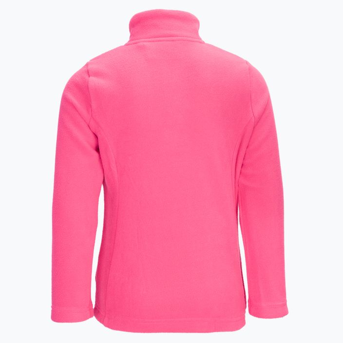 Rossignol Girl 1/2 Zip Fleece pink fushia vaikiškas slidinėjimo džemperis 2