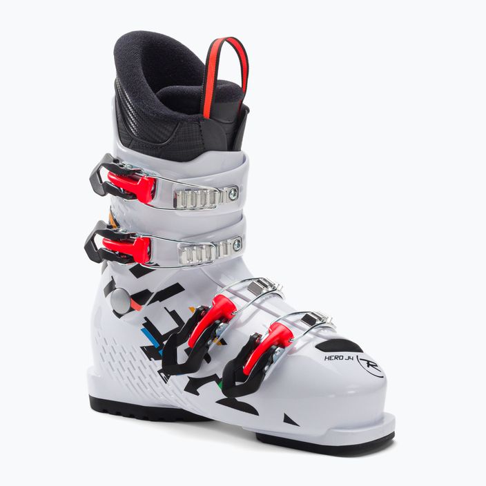 Rossignol Hero J4 balti vaikiški slidinėjimo batai