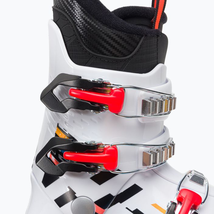 Rossignol Hero J4 balti vaikiški slidinėjimo batai 6