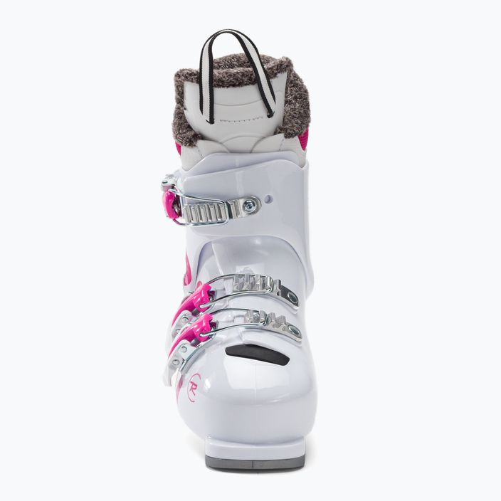 Rossignol Fun Girl 3 vaikiški slidinėjimo batai balti 3