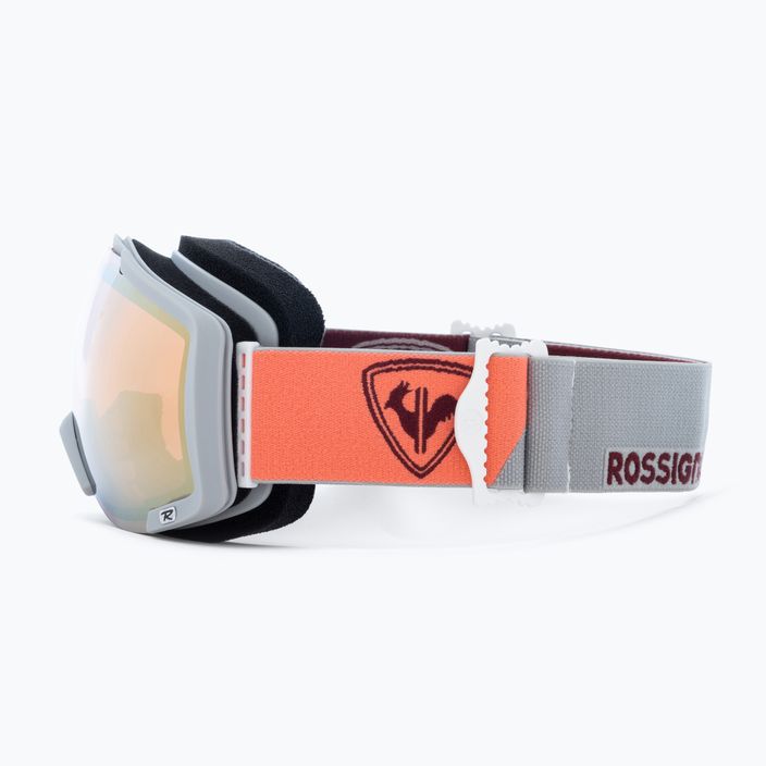 Rossignol Airis Zeiss pilkos/auksinės spalvos slidinėjimo akiniai 4