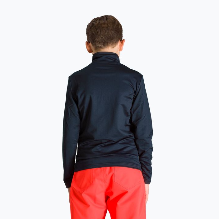 Rossignol Boy 1/2 Zip Warm Stretch vaikiškas slidinėjimo džemperis juodas 2