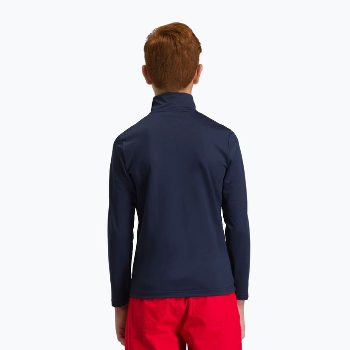 Rossignol Boy 1/2 Zip Warm Stretch vaikiškas slidinėjimo džemperis dark navy 2