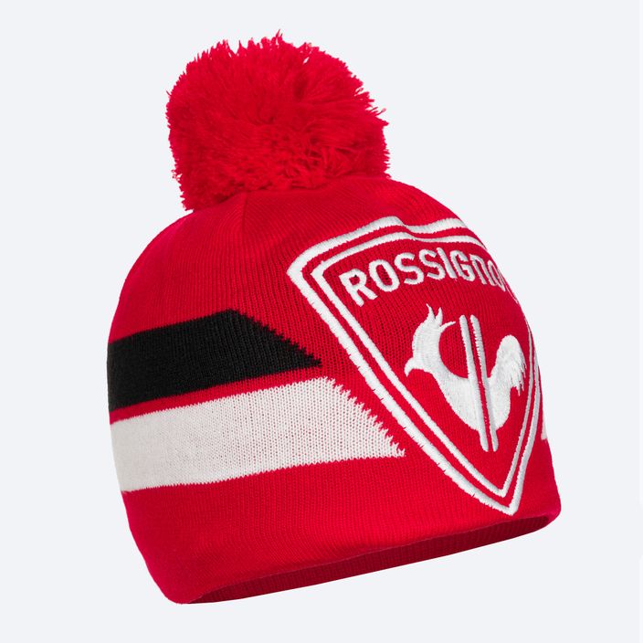 Rossignol L3 Jr Rooster sports raudona vaikiška žieminė kepurė