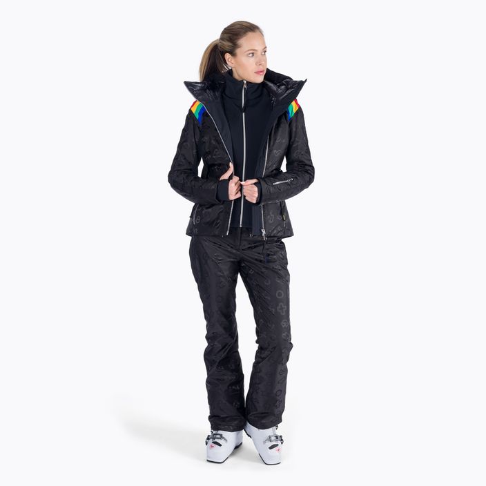 Moteriškos slidinėjimo kelnės Rossignol Rainbow black 2