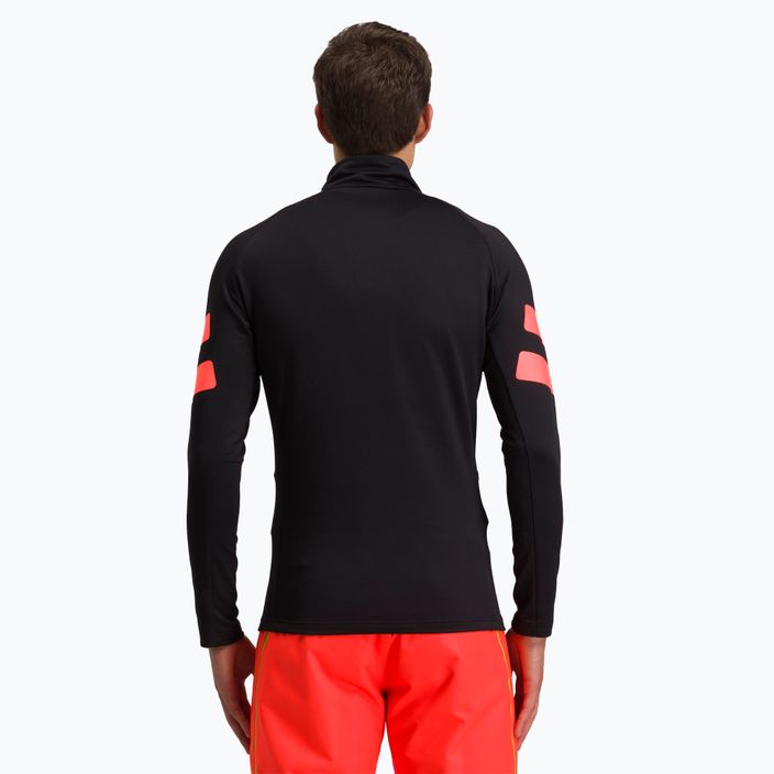 Vyriškas slidinėjimo džemperis Rossignol Classique Hero 1/2 Zip black/red 2