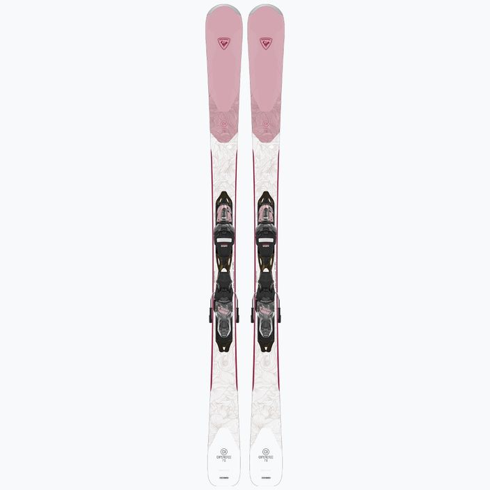 Moteriškos kalnų slidės Rossignol Experience 76 + XP10 rožinė/balta 10