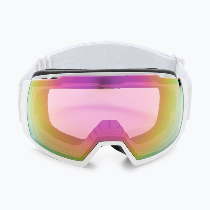 Rossignol Magne'lens slidinėjimo akiniai balti/rožiniai veidrodžiai/sidabriniai veidrodžiai 3