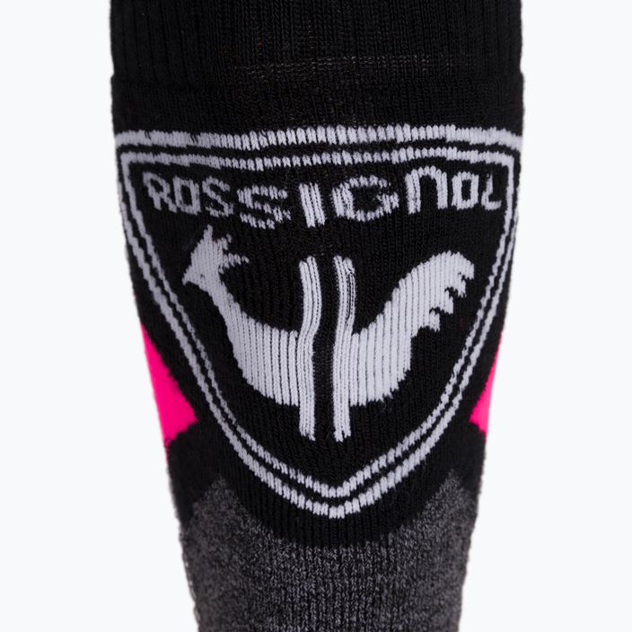 Moteriškos slidinėjimo kojinės Rossignol L3 W Premium Wool fluo pink 4