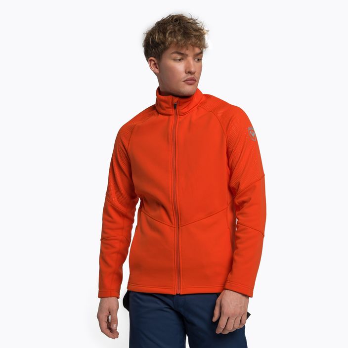 Rossignol Classique Clim oranžinis vyriškas slidinėjimo džemperis