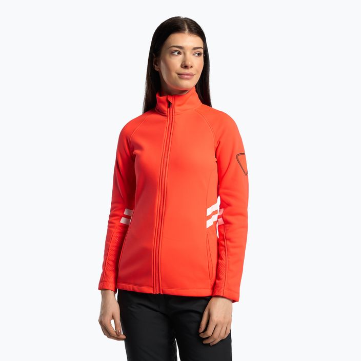 Moteriški Rossignol Hero Classique Clim slidinėjimo džemperis raudonas