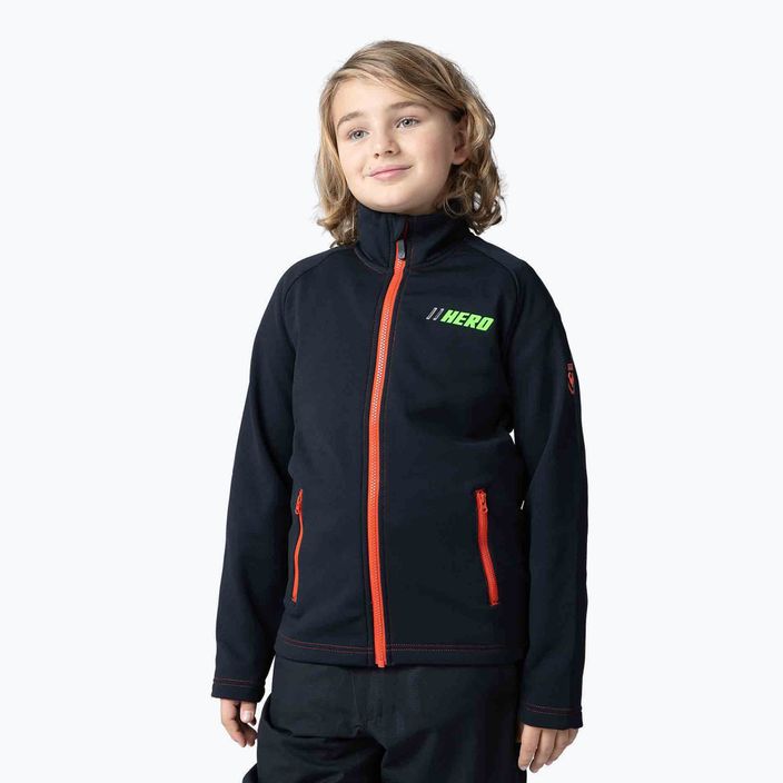 Rossignol Hero Fz Clim vaikiškas slidinėjimo džemperis juodas
