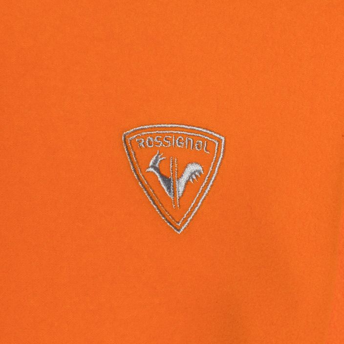 Rossignol vaikiški slidinėjimo marškinėliai 1/2 Zip Fleece orange 3