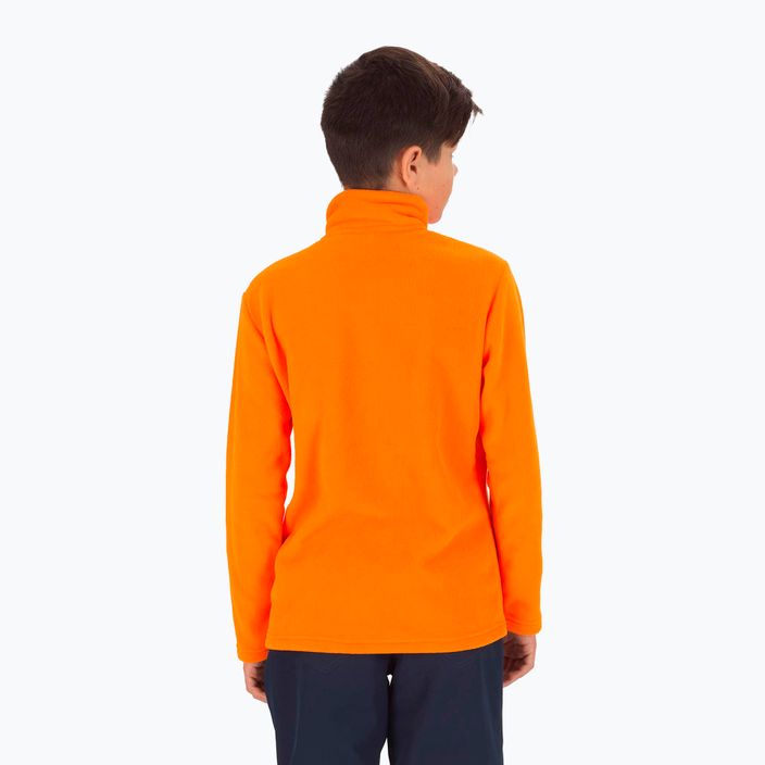 Rossignol vaikiški slidinėjimo marškinėliai 1/2 Zip Fleece orange 5