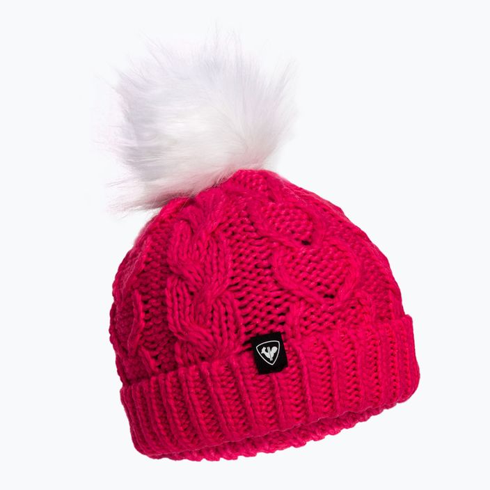 Rossignol L3 Bony Fur rožinė vaikiška žieminė kepurė