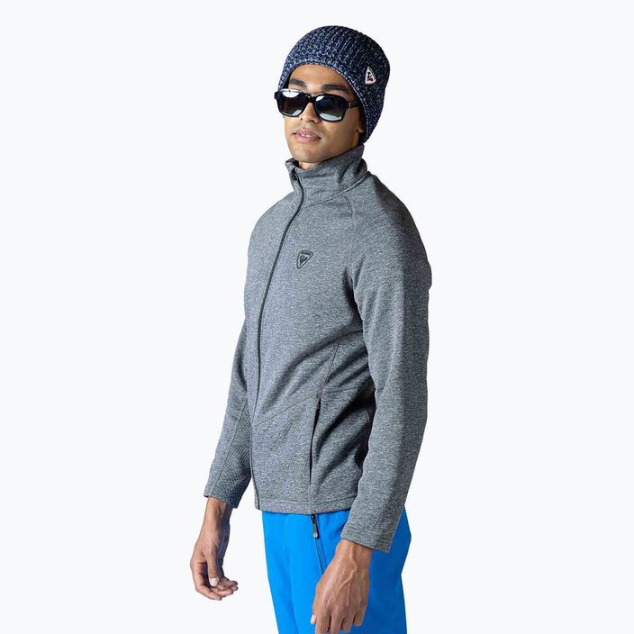 Vyriškas slidinėjimo megztinis Rossignol Classique Clim heather grey 3