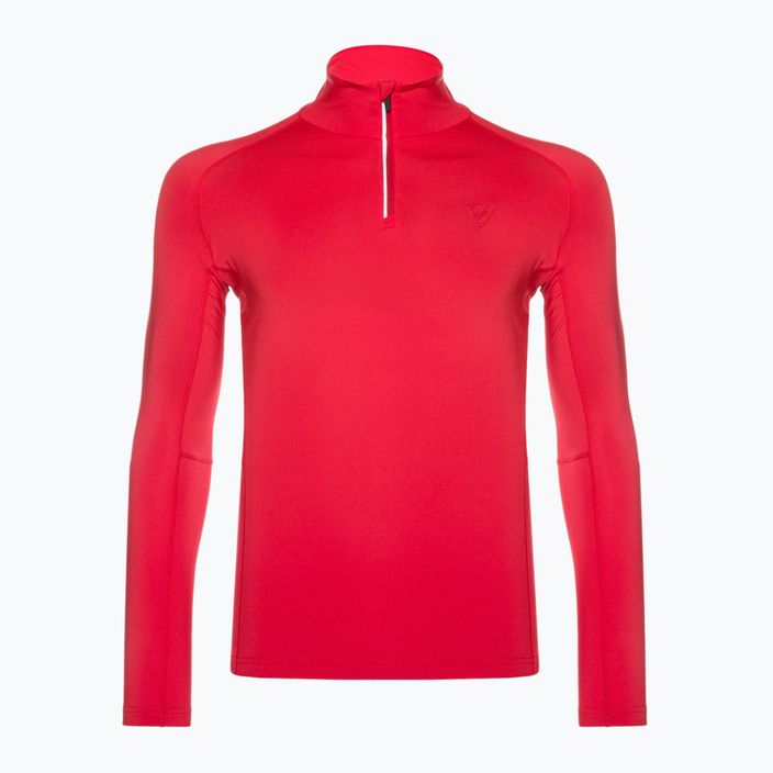 Vyriškas sportinis raudonas sportinis džemperis Rossignol Classique 1/2 Zip 6