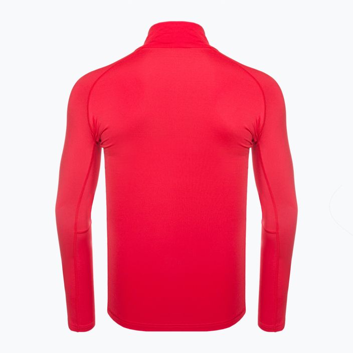 Vyriškas sportinis raudonas sportinis džemperis Rossignol Classique 1/2 Zip 7