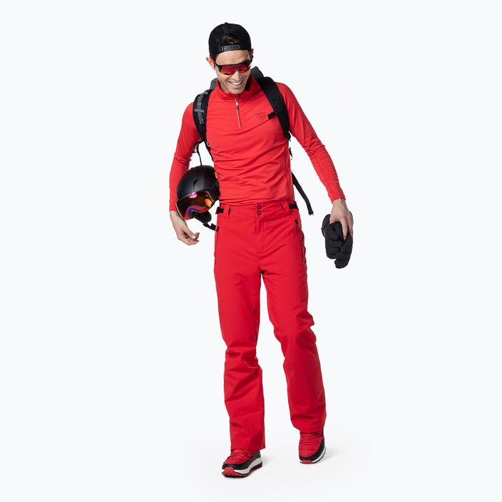 Vyriškas sportinis raudonas sportinis džemperis Rossignol Classique 1/2 Zip 4