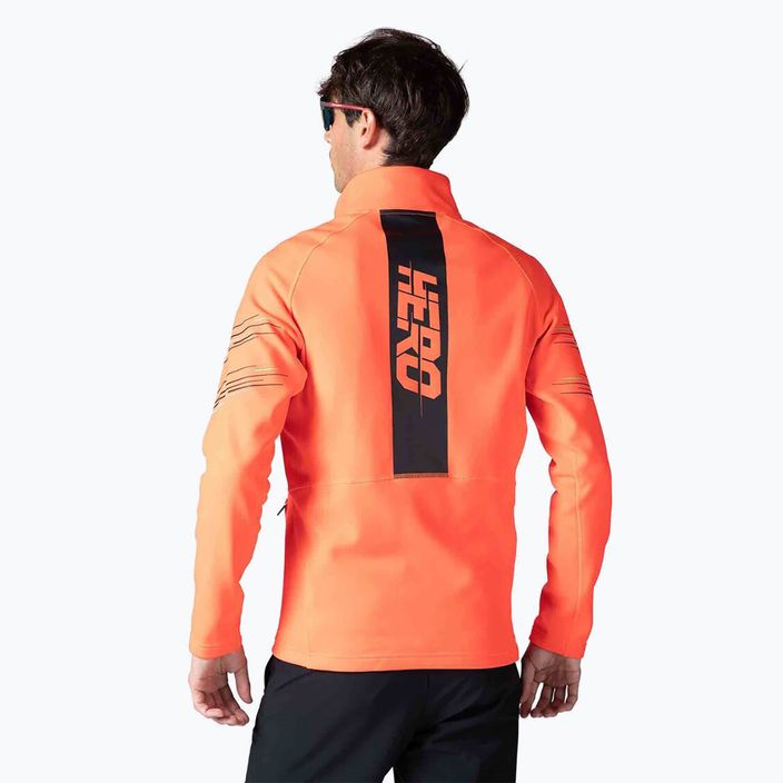 Vyriški slidinėjimo marškinėliai Rossignol Classique Hero Clim neon red 2