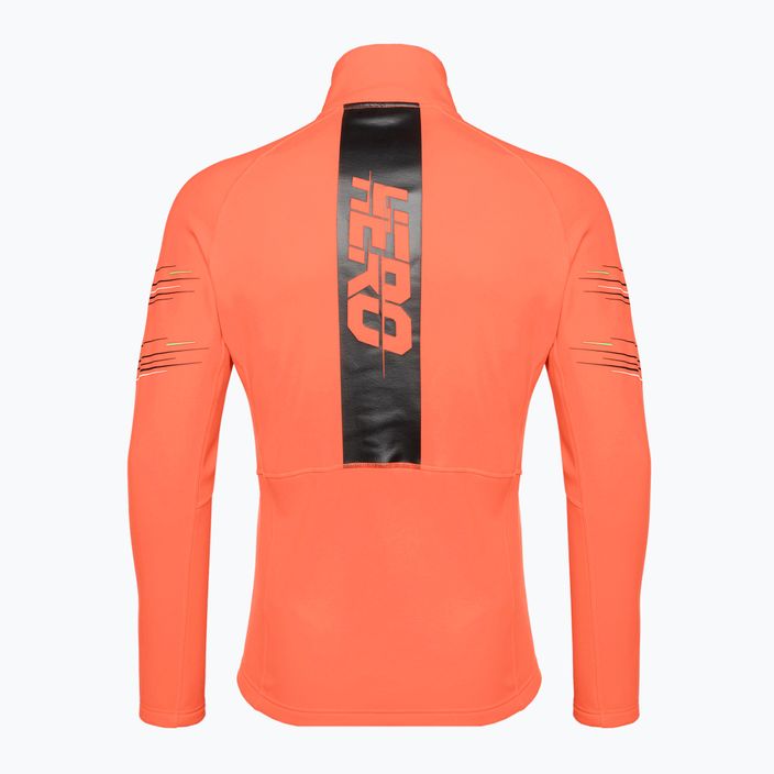 Vyriški slidinėjimo marškinėliai Rossignol Classique Hero Clim neon red 9